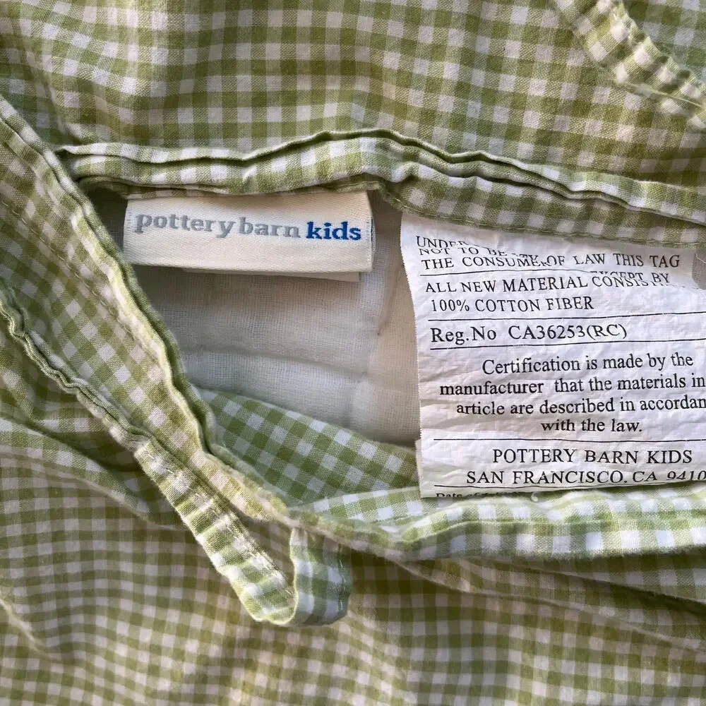Pottery Barn Kids Spring Stripe Quilted Pillow Sham 26